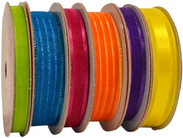 Morex Ribbon 6Pack PolyesterNylon Sweet Petite Ribbon Fiesta 39Yd