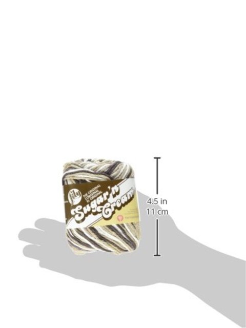 Lily Sugar N Cream The Original Ombre Yarn 2oz Gauge 4 Medium 100 Cotton Brown  Machine Wash  Dry 10200202014