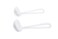 Fox Run Mini Ladle Set Plastic 2Piece Regular White