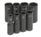 SK Tools USA 38 Drive 8 Piece 6 Point Deep SAE Impact Socket Set 516 to 34  4078
