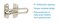 National Hardware N273649 V804 Door Security Guard in Satin Chrome