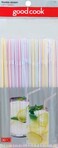 GoodCook Straws Flexible 50ct Small Multicolor