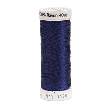 Sulky Rayon Thread for Sewing 250Yard Admiral Navy Blue