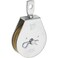 National Hardware N220004 3211BC Swivel Single Pulley in Zinc plated