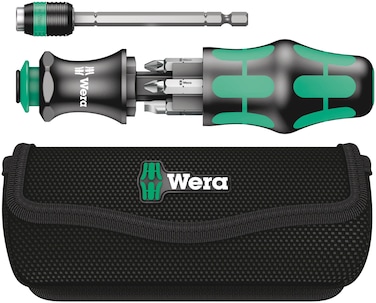 Wera  5051021001 Kraftform Kompact 20 7In1 Bitholding Screwdriver with Removable Bayonet Blade SLPHPZ