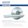 Schlage F40 LAT 626 Latitude Door Lever Bed  Bath Privacy Lock Satin Chrome