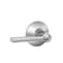 Schlage F40 LAT 626 Latitude Door Lever Bed  Bath Privacy Lock Satin Chrome