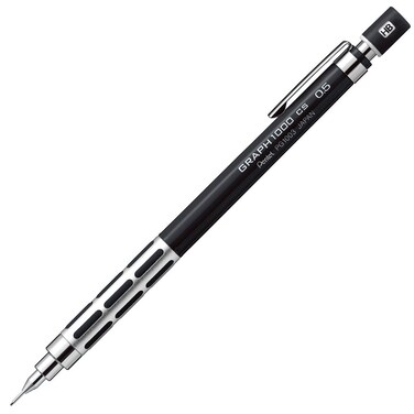 Pentel XPG1005CSA Graph1000CS Mechanical Pencil Black