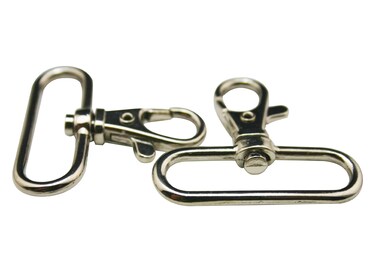 Amanaote Metal Silvery 15 Inside Diameter Dring Lobster Clasp Claw Swivel Hook Pack Of 10