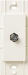 Lutron Satin Colors Coaxial Cable Jack  Biscuit