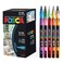 15 Posca Paint Markers 3M Fine Posca Markers of Acrylic Paint Penswith Reversible Tips  Posca Pens for Art Supplies Fabric Paint Fabric Markers Paint Pen Art Markers