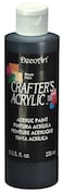 DecoArt Crafters Acrylic AllPurpose Paint 8oz Black
