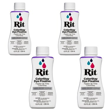 Rit Dyes Fixative Liquid 8 oz Bottle Pack of 4