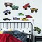 RoomMates SPD0004SCS New Speed Limit  Trucks Peel and Stick Wall Decals Multicolor 10x18