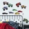 RoomMates SPD0004SCS New Speed Limit  Trucks Peel and Stick Wall Decals Multicolor 10x18