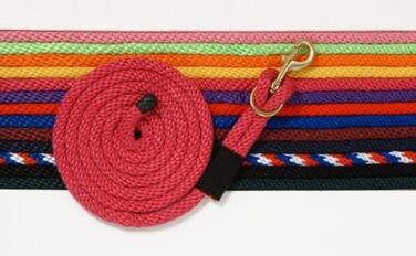 Tough 1 Poly Lead with Replaceable Bolt Snap Black 8 12ft