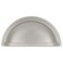 Hickory Hardware 1 Pack Solid Core Kitchen Cabinet Pulls Luxury Cabinet Handles Hardware for Doors  Dresser Drawers 3 Inch Hole Center Stainless Steel Williamsburg Collection