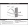 Hickory Hardware 1 Pack Solid Core Kitchen Cabinet Pulls Luxury Cabinet Handles Hardware for Doors  Dresser Drawers 3 Inch Hole Center Stainless Steel Williamsburg Collection