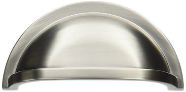 Hickory Hardware 1 Pack Solid Core Kitchen Cabinet Pulls Luxury Cabinet Handles Hardware for Doors  Dresser Drawers 3 Inch Hole Center Stainless Steel Williamsburg Collection