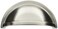 Hickory Hardware 1 Pack Solid Core Kitchen Cabinet Pulls Luxury Cabinet Handles Hardware for Doors  Dresser Drawers 3 Inch Hole Center Stainless Steel Williamsburg Collection