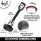 Dogit Jawz Dog Waste Scooper Dog Pooper Scooper for Easy Pavement Pick Up D128