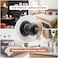 Copper Creek Matte Black Door Knobs  Round Colonial Knob with Privacy Locking Function for Home Improvement 1 Pack  Fits All Standard Doors  Locking Door Knob for Bedroom and Bathroom Use