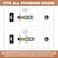 Copper Creek Matte Black Door Knobs  Round Colonial Knob with Privacy Locking Function for Home Improvement 1 Pack  Fits All Standard Doors  Locking Door Knob for Bedroom and Bathroom Use