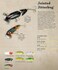 Arbogast Jitterbug Topwater Bass Fishing Lure  Excellent for Night Fishing Black G675 Jointed Clicker 3 12 in 58 oz G67502
