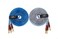 WYVERN 1Pair 8 Banana Plugs Total HiFi Speaker WireAssembled Banana to Banana Plugs Blue 98ft PER Wire 3 Meters PER Wire