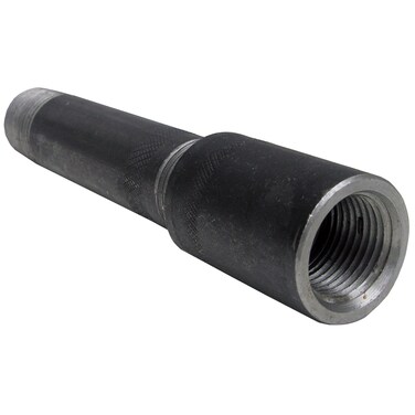 LASCO 290515 Black Iron Nipple and Coupling with Right and Left Hand Thread 12Inch x 4Inch