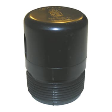 LASCO 052099 ABS Plastic Plumbing Vent with 1 12Inch Male Pipe Thread