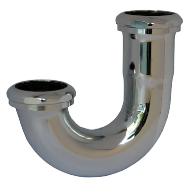LASCO 033439 17Gauge Heavy Duty JBend 1 12Inch Chrome Plated Brass