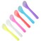 Senkary 200 Pack Cosmetic Makeup Spatulas 5 Inch Disposable Plastic Spatula Facial Skincare Face Mask Spatula Mixed Colors