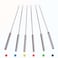 Stainless Steel Fondue Forks Chocolate Dipping Fork with Heat Resistant Handle Colors 6P