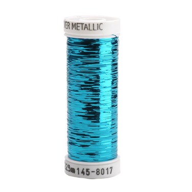Sulky Of America 215d 40wt Sliver Metallic NylonPolyester Thread 250 yd Peacock