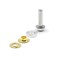 Dritz 660 ExtraLarge Eyelet Kit with Tool Brass 716Inch 10Count