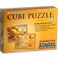 Stages Learning Real Picture Fruits Wooden Cube Language Builder Preschool Puzzle 12 Piece Orange