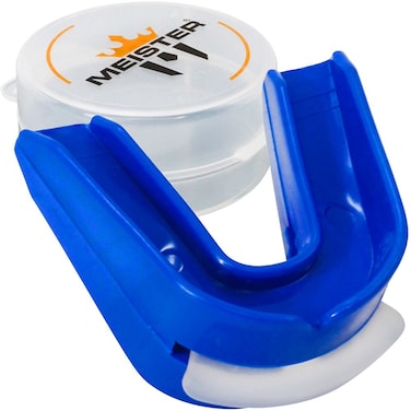 Meister Moldable Double Mouthguard wCase  Blue