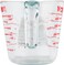 Pyrex Prepware 2Cup Measuring Cup Red Graphics Clear