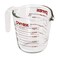 Pyrex Prepware 2Cup Measuring Cup Red Graphics Clear