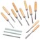 Professional 13 Piece Wood Carving Tools Starter Set  Stainless Steel Chisel Carver Kit w Free Carrying Case  Deluxe Beginner Pack w 8 Chisels 3 Sharpening Files and 2 Rasps Great Gift