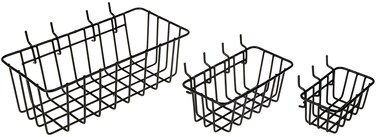 Dorman Hardware 49845 Assorted Pegboard Wire Basket Set Set of 3