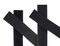 YKK Black Sew on Hook and Loop Fastening Products Group Tape 1 Inch Style 10 Yardsroll
