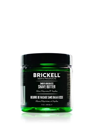 Brickell Mens Smooth Brushless Shave Butter for Men Natural and Organic Smooth Shaving Butter to Fight Nicks Cuts and Razor Burn 5 Ounce Scented