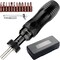 VEVOR Torque Screwdriver 14 Drive Screwdriver Torque Wrench Electrician Torque Screwdriver with Scale 1070 inlbs Torque Range 1 inlbs Torque Increment Torque Screwdriver with Bits  Case