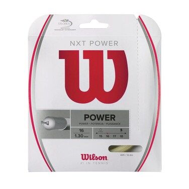 Wilson NXT Power 16 Tennis String  Set White