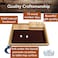 Deluxe Wood 12 Numbers Shut The Box Game