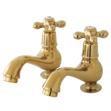 Kingston Brass KS1102AX Heritage Basin Tap Faucet Polished Brass 438 x 25 x 188