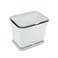 Full Circle Fresh Air OdorFree Kitchen Compost Bin Gray