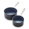 GreenPan Lima Hard Anodized Healthy Ceramic Nonstick 1QT and 2QT Saucepan Pot Set PFASFree Oven Safe Gray